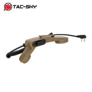 Micrófono de mano TAC-SKY2-pin H250 PTT 2 pines PTT es auricular táctico DE - Imagen 1 de 12