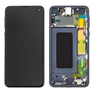 Samsung LCD Vetro Schermo Display Touch Screen Galaxy S10E G970F Originale Nero - Imagen 1 de 2