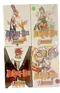 Shonen Jump Advanced D.Gray-Man Katsura Hoshino English Manga Lot of 4 Paperback - Foto 1 di 6