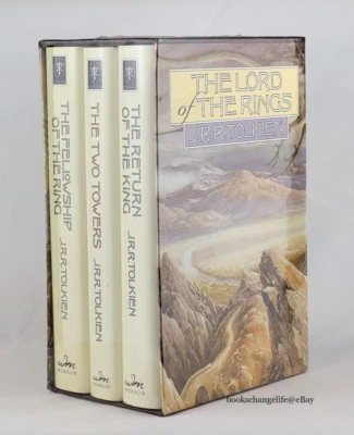 THE LORD OF THE RINGS TRILOGY J.R.R. Tolkien Cloth Hardcover Box Set NEW SEALED Foto 1 de 3