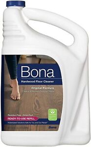 Bona Hardwood Floor Cleaner Refill, 128 Fl Oz (Pack of 2)