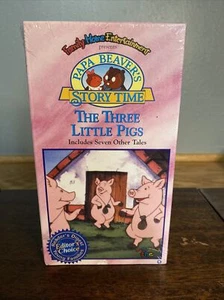 Papa Beaver's Story Time The Three Little Pigs VHS New Sealed f.h.e Nickelodeon - Picture 1 of 4