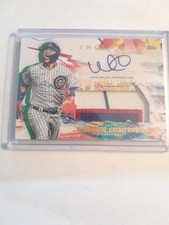 sports cards 2020 willson contreras 111/145 3 color patch auto topps inception 
