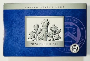 JUEGO DE PRUEBA 2024 CAJA con Certificado de Autenticidad Certificado de Autenticidad ¡CERTIFICADO DE AUTENTICIDAD! *SIN MONEDAS* - Imagen 1 de 6