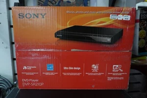 Sony Progressive Scan DVD & CD Player Black DVP-SR210P Open Box - Picture 1 of 3