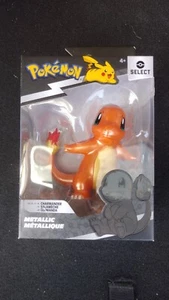 Jazwares Pokemon Select Series 1 Metallic CHARMANDER , New, Rare, HTF - Picture 1 of 3