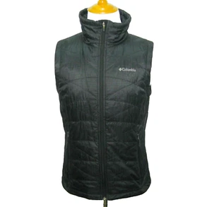 COLUMBIA Omni-Heat Men's (Size Large) Black Sleeveless Puffer Vest Jacket Coat - Picture 1 of 6