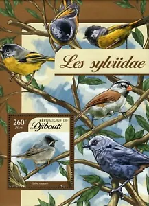 Sunbirds Stamp Sylvia Rueppelli Birds Spiderhunters S/S MNH #859 - Picture 1 of 12
