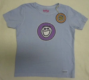 Maglietta LIFE IS GOOD NUOVA Smile Happy Optimist SS nuova con etichetta bambina taglia S small 5 6 - Foto 1 di 5