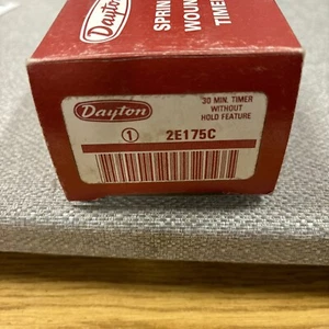 Dayton Spring Wound Timer 30 Minute Time Switch 2E175C - Picture 1 of 6