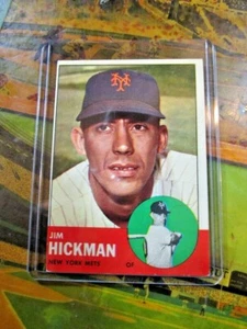 1963 Topps Set #107 New York Mets Jim Hickman - Bild 1 von 1