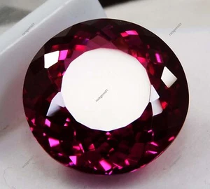 Flawless 20.90 Ct Natural Certified Deep Pink Morganite Round Cut Loose Gemstone - Picture 1 of 7