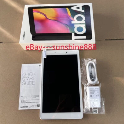 Samsung Galaxy Tab A 8.0 (2019) SM-T290/T295 32GB Silver/Black 4G+WiFi Tablets - Image 1 of 4