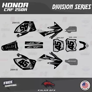 Kit Gráficos para Honda CRF250R CRF 250R (2004-2009) División - Humo - Imagen 1 de 6