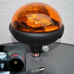 Rundumleuchte Gummi-Schaft 12V & 24V Ellipse Warnleuchte - Bild 1 von 1