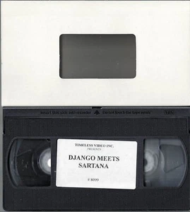 Spaghetti Western on VHS ONE DAMNED DAY AT DAWN... DJANGO MEETS SARTANA - Picture 1 of 2