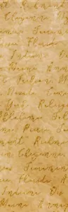 Besuchsorte (jeweils 1 anders) Dekopapier, laminiertes Lesezeichen - Bild 1 von 1