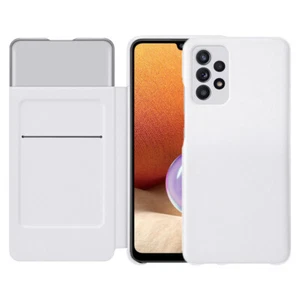 Official Samsung Smart S View Wallet Case Cover for Galaxy A32 - White - Picture 1 of 5