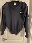 Genuine Royal Air Force RAF Blue Pullover with RAF Pilot’s Brevet good condition