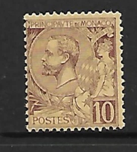 MONACO Sc 15 LH issue of 1891 - PRINCE ALBERT. Sc $100 - Picture 1 of 1