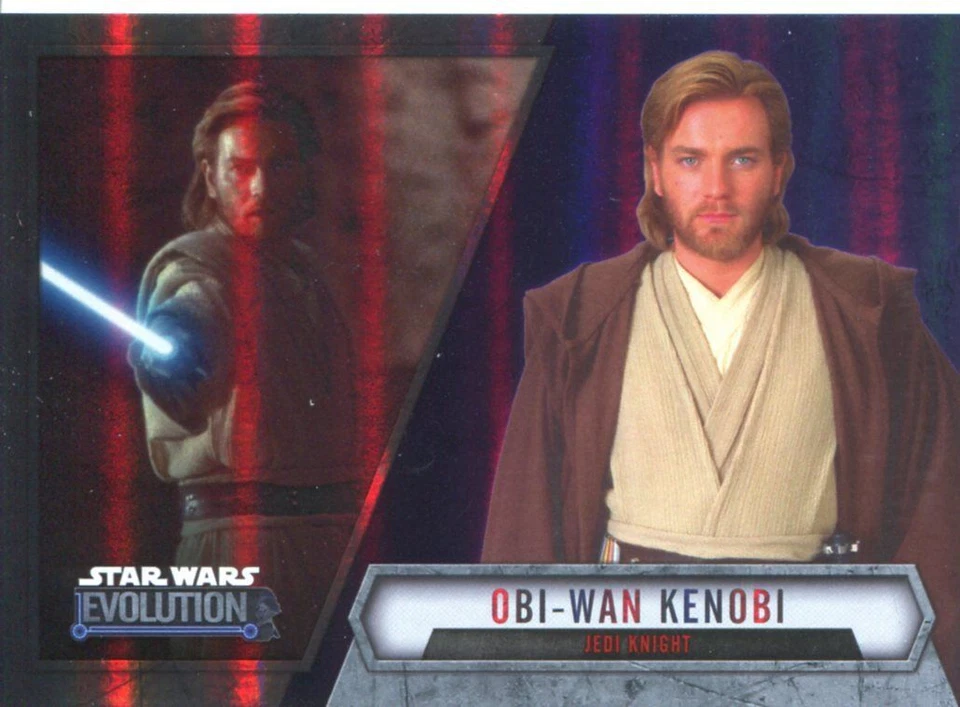 Star Wars Evolution 2016 Purple Parallel Card #19 Obi-Wan Kenobi - Jedi Knight - Image 1 of 1