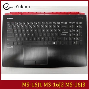 MS-16J1 MS-16J2 MS-16J3 FOR MSI GE62 GE62VR Black C Shell Backlit Keyboard - Picture 1 of 2