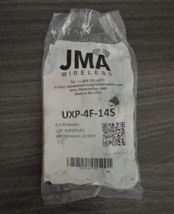 4.3/10 Female Connector for 1/4" Superflex Coax (UXP-4F-14S & AXP-4F-14S) - Zdjęcie 1 z 3