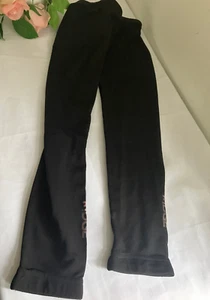 RIDGE Scaldamuscoli Donna Sport Bici Taglia Unica Nero Nuovo P&P Omaggio! - Foto 1 di 2