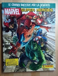 ALBUM PANINI - MARVEL SUPER HEROES ALBUM COMPLETO DI FIGURINE E CARD( IN FR) - Foto 1 di 8