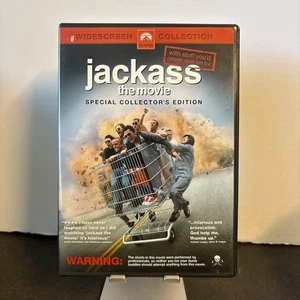 Jackass: The Movie (DVD, 2003, Widescreen, Special Collector's Edition) Tested - Imagen 1 de 3