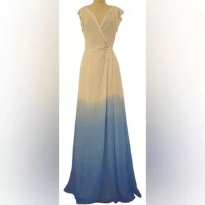 Diane von Furstenberg Kleid Gr. 0 Ombre Blau Rauten Neu mit Etikett Elegant, Designer Luxus - Bild 1 von 6