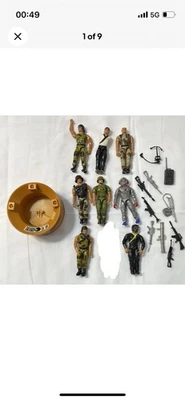 Винтажный лот товаров GI JOE Remco American Defence бойцы ниндзя KO войска США 1986 - Изображение 1 из 4