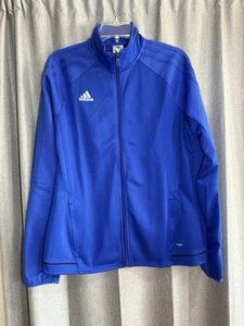 Adidas Men's Training Soccer Jacket Tiro 17 NWT Royal Blue Size Large - Picture 1 of 7