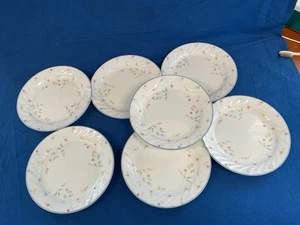 7 Corning Corelle English Meadow 7 1/8" Round Bread/Dessert/Side Plates - Picture 1 of 7