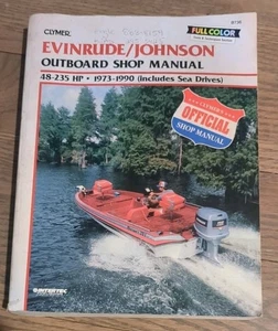 1973 - 1990 Evinrude/Johnson Outboard Shop Manual 48-235 HP - Picture 1 of 3