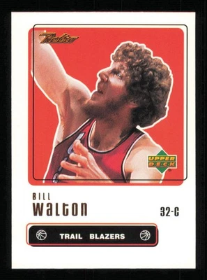 1999-00 Upper Deck Retro #13 Bill Walton HOF Basketball BLAZERS NM-MT - Image 1 of 3