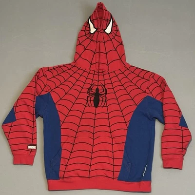 Universal Studios Niños Grande Bordado Spider-Man Disfraz Sudadera con Capucha - RARO Foto 1 de 4