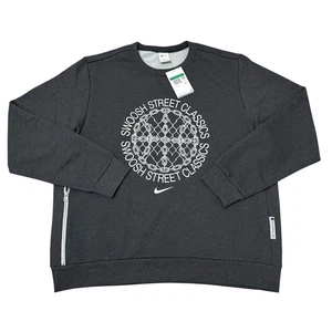 Nike Baloncesto Crew Pullover Para Hombres XL Edición Estándar Dri-FIT Sudadera Aro Nuevo - Imagen 1 de 8