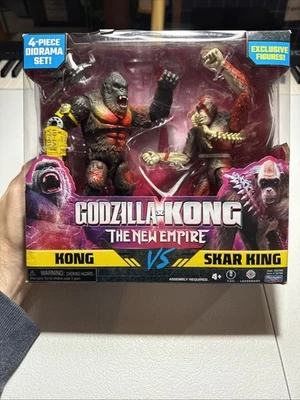 MonsterVerse GODZILLA x KONG el Nuevo Imperio (2024) KONG vs SKAR KING ¡Figuras! Foto 1 de 2