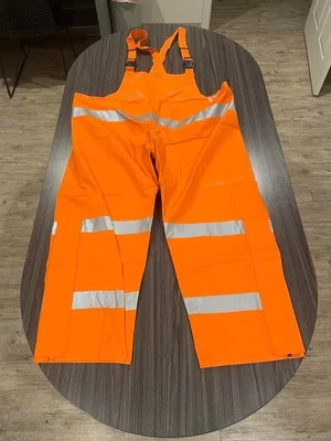 Orange Petrolite Series 9000 Chemical Bib Trousers 2XL - Image 1 of 2