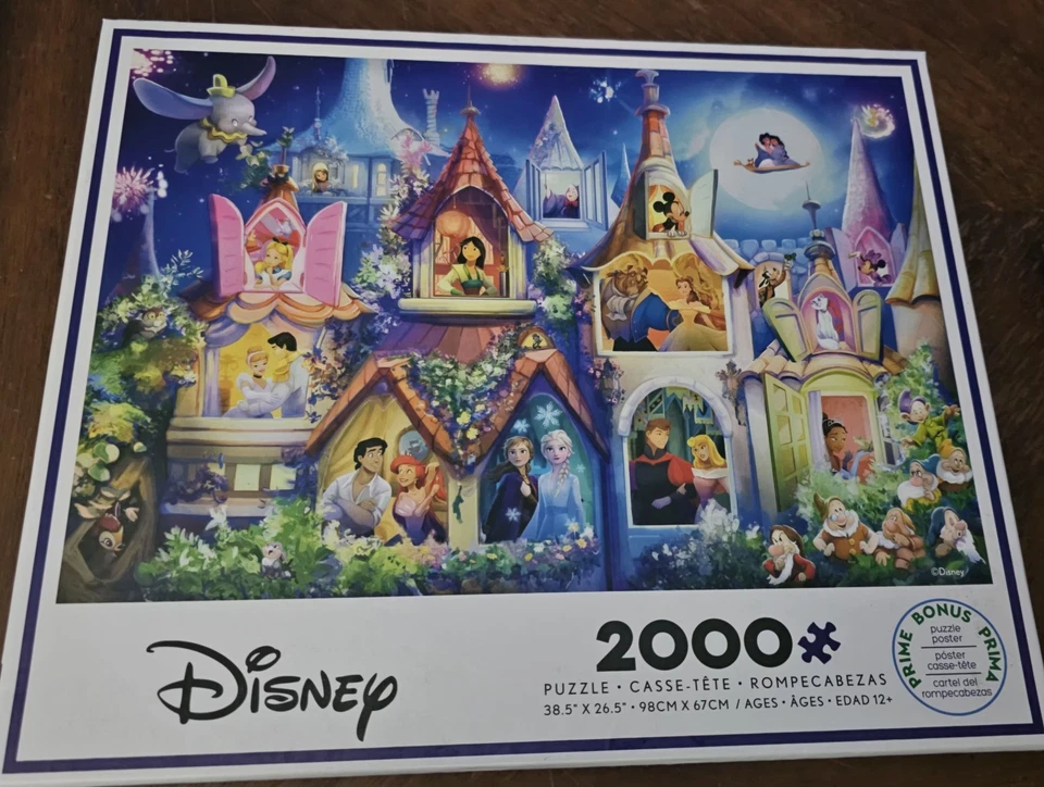 Ceaco Disney Princess Castle Jigsaw Puzzle 2000 Piec
