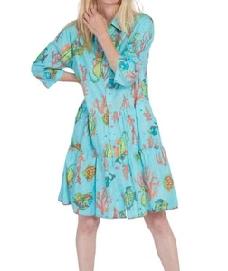 Modaposa Alcee Sea Life and Coral Print Kleid Gr. M - Bild 1 von 3