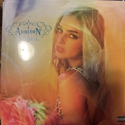 ADDISON RAE Addison NEW YELLOW MARBLE VINYL - Image 1 of 2