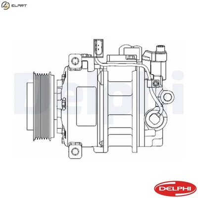 COMPRESSOR AIR CONDITIONING CS20522 FOR CAAD 2.0L 4cyl - Image 1 of 4