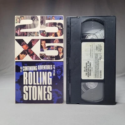 Vintage 25 X 5 The Continuing Adventures Of The Rolling Stones VHS 1989 CMV Doc - Image 1 of 4