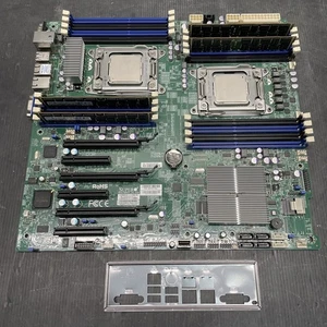 Supermicro X9DRi-F + 2x Xeon E5-2620 + 32GB RAM Server Mainboard (G7-9#d) - Bild 1 von 4