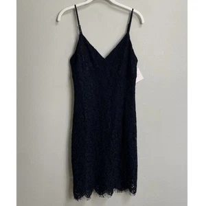 Mini Abito Superdown Revolve Nero Aurora Pizzo Taglia Large Nuovo con etichette - Foto 1 di 11