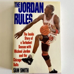 The Jordan Rules by Sam Smith/1992 Hardcover/"The Inside Story..."/Like New🏀⭐️ - Foto 1 di 6