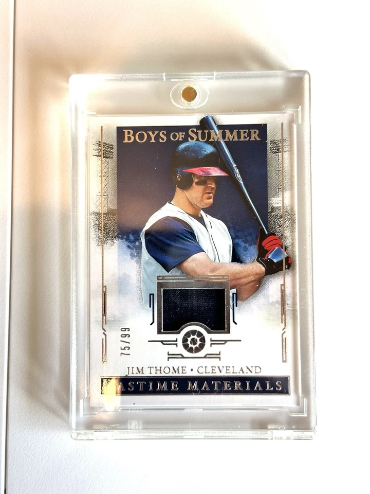 Camiseta deportiva Panini Boys Of Summer 2025 reliquia/99 Cleveland Indians Foto 1 de 1