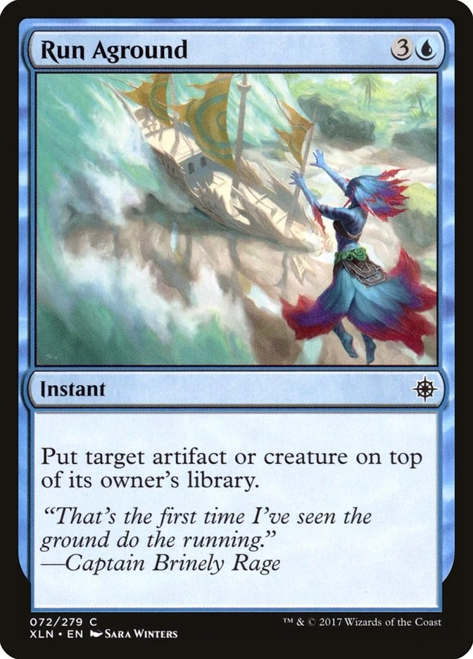 Run Aground [Ixalan] (XLN 72) Near Mint - Image 1 of 1